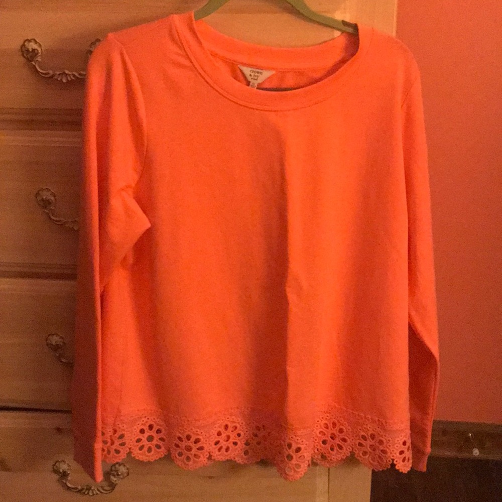 Crown & Ivy Peach Blouse